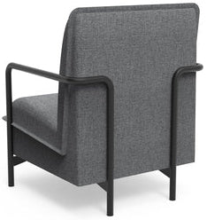 Fauteuil Lounge Anouk - Confort Enveloppant Fixe - Gris chiné