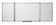 Tableau Tryptique Blanc Magnétique - 1500x1200 mm