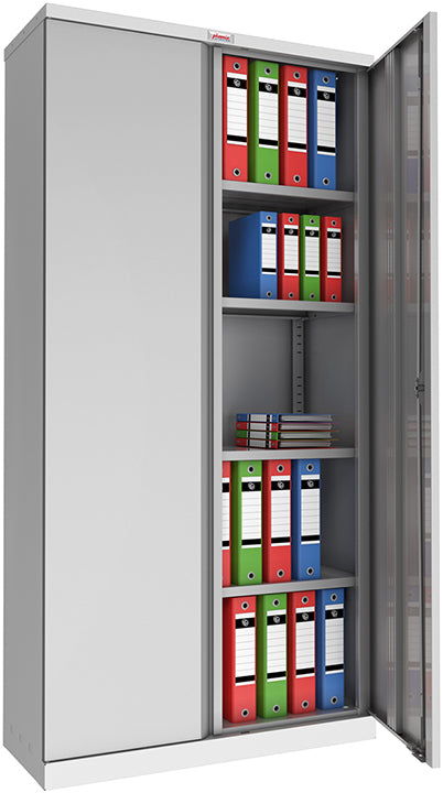Armoire haute 190cm métal -gris