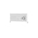 Separateur acoustique pour bureau -120x50cm -gris-blanc