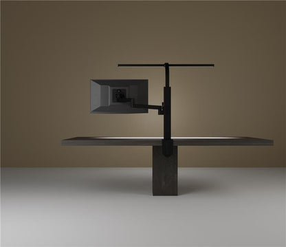 Bras Écran Simple Axio Noir - Support Articulé Bureau