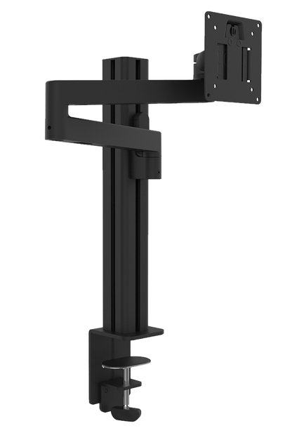 Bras Écran Simple Axio Noir - Support Articulé Bureau