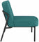 Fauteuil visiteur MEDSO rond bleu - Confort compact