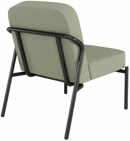 Fauteuil visiteur MEDSO rond vert - Confort et design élégant
