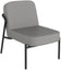 Fauteuil de bureau rond S - Simili cuir gris