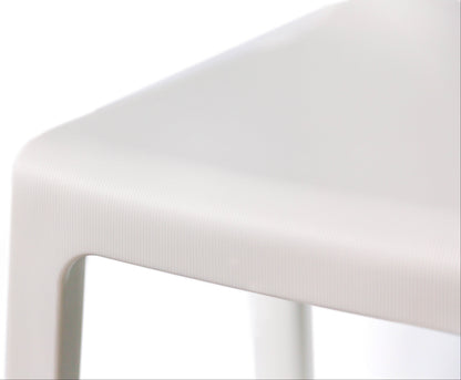 Chaise 4 Pieds Polypropylène Blanc - Empilable et Légère