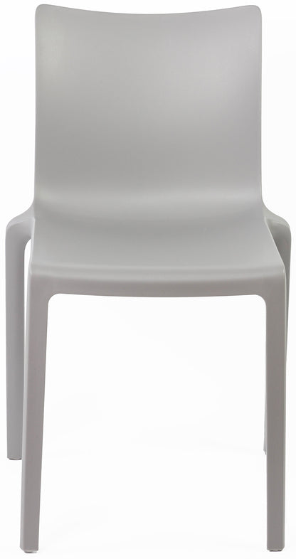 Chaise Empilable 4 Pieds - Polypropylène Gris