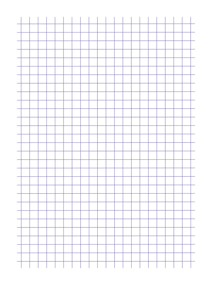 Fiches bristol A6 blanc 5x5 -bloc de 30