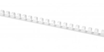 Baguette de reliure 14mm- blanc- boite de 100