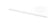 Baguette de reliure 6mm- Blanc- boite de 100