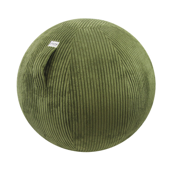 Ballon d'assise ergonomique - Velours Olive, 60-65cm