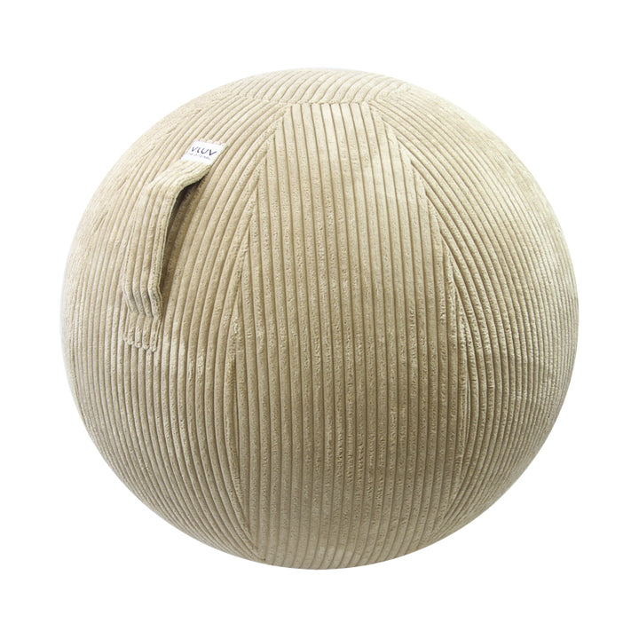 Ballon d'assise ergonomique - Velours beige, 150kg max