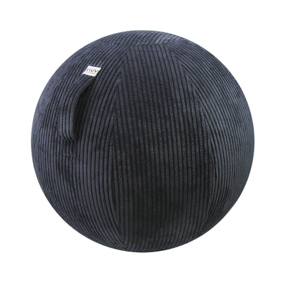 Ballon d'assise ergonomique - Velours Navy 60-65cm
