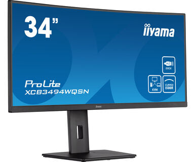 Écran LED incurvé 34" - UltraWide Quad HD