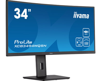 Écran LED incurvé 34" - UltraWide Quad HD