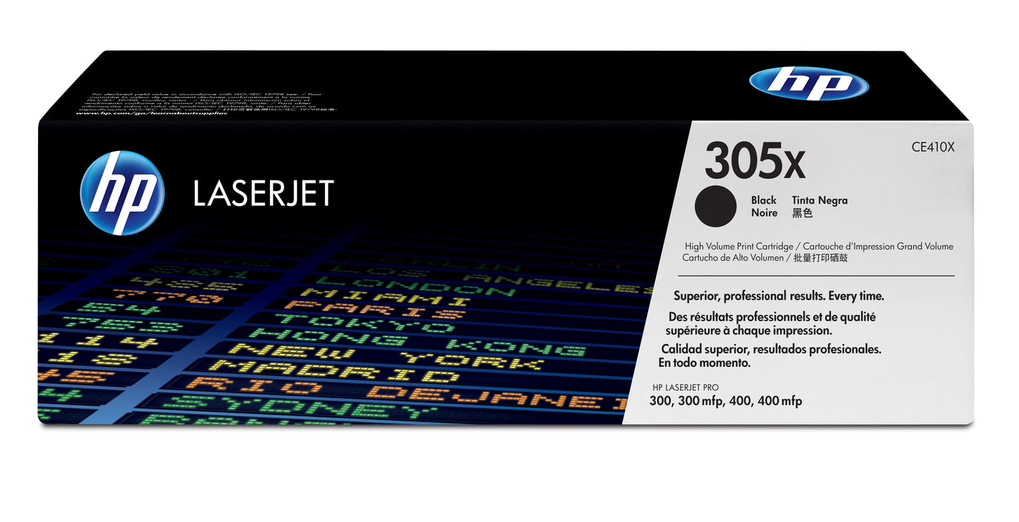 Cartouche toner HP 305x - rendement élevé 4000 pages
