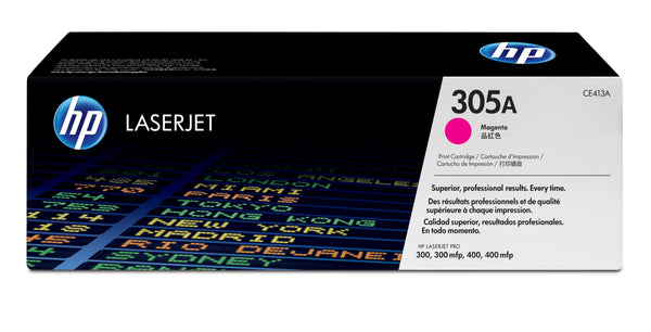 Cartouche toner HP magenta 305a - rendement 2600 pages