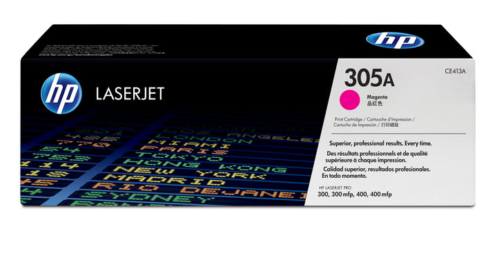 Cartouche toner HP magenta 305a - rendement 2600 pages