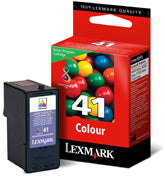 CARTOUCHE LEXMARK 41 JET D'ENC