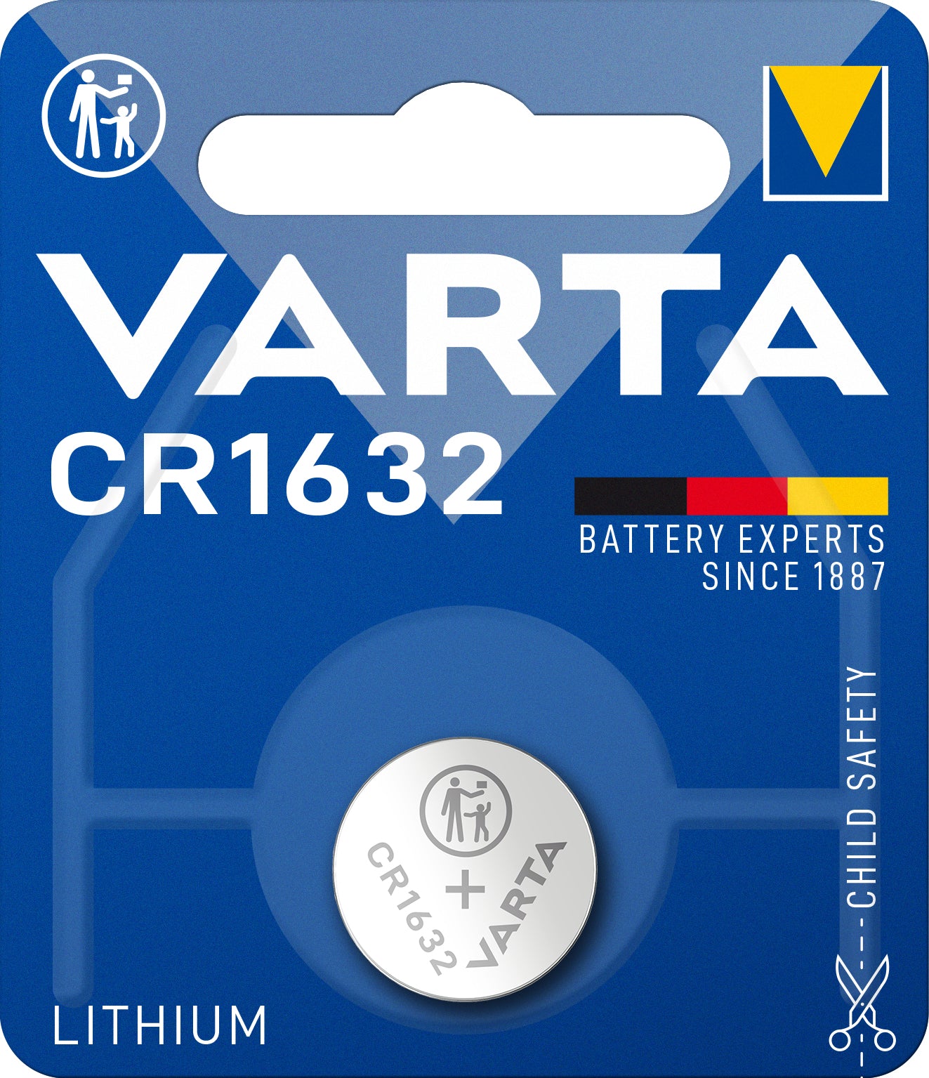 Pile CR1632 3v - haute capacité lithium