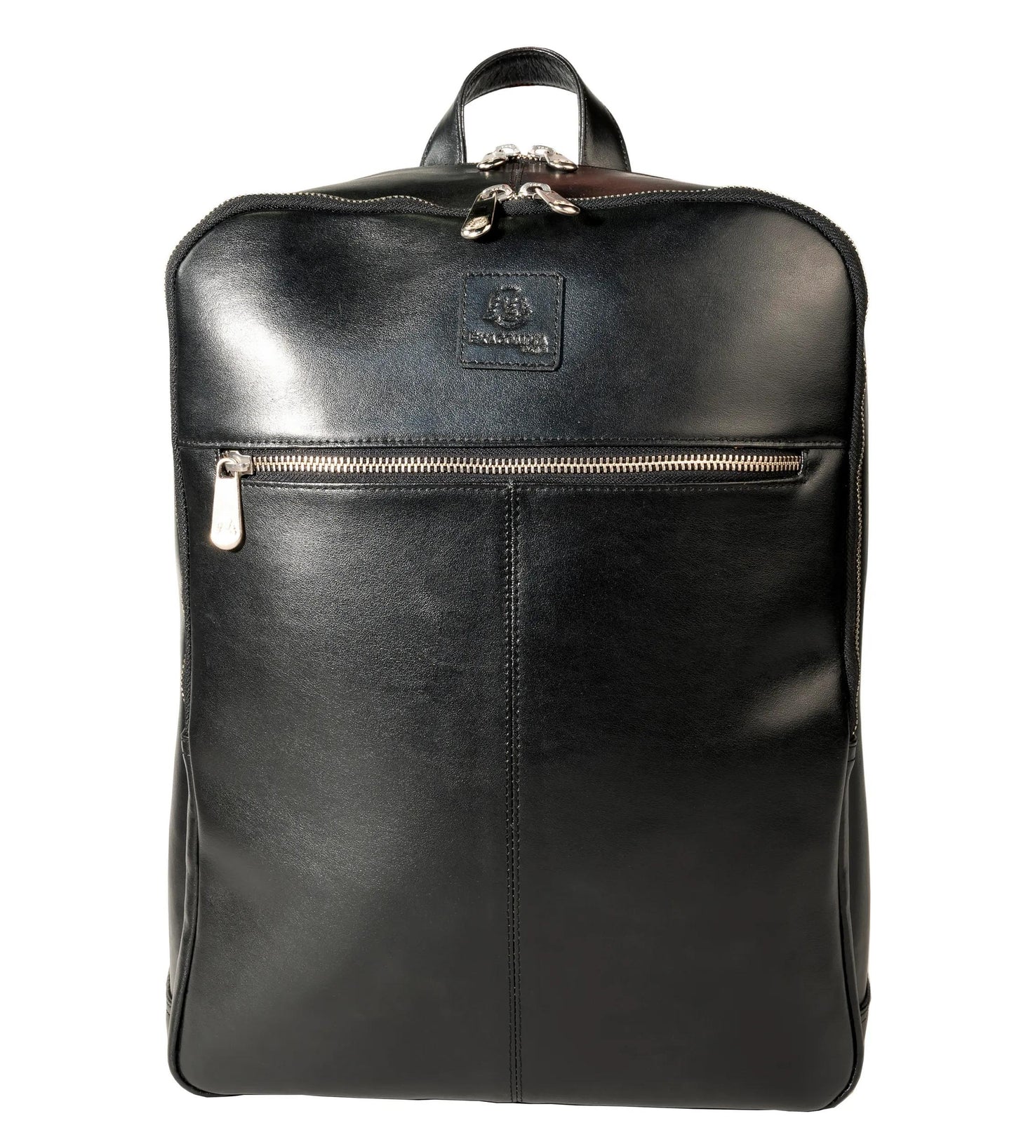 Sac à dos ordinateur - cuir noir, 15.6"