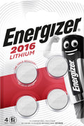 Pile bouton lithium CR2016 lot de 4
