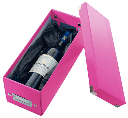 Boîte de rangement Click & Store WOW CD - Rose - Design contemporain