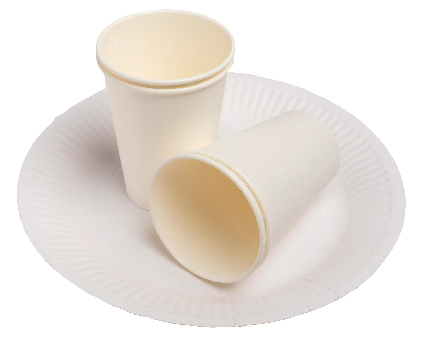 Gobelet carton 20cl - lot de 50, blanc