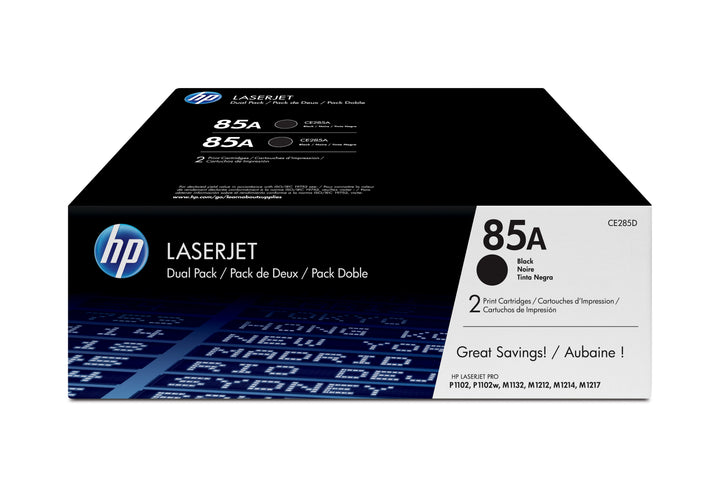 Cartouche toner HP ce285ad - pack économique 2 pièces