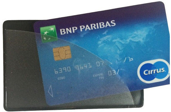 Etui protége CB  RFID 1 carte pvc