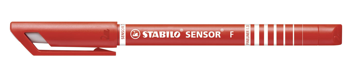 Feutre sensor pointe fine rouge