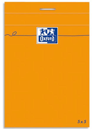 Bloc-notes quadrillé Oxford 74x105 mm - 80 feuilles