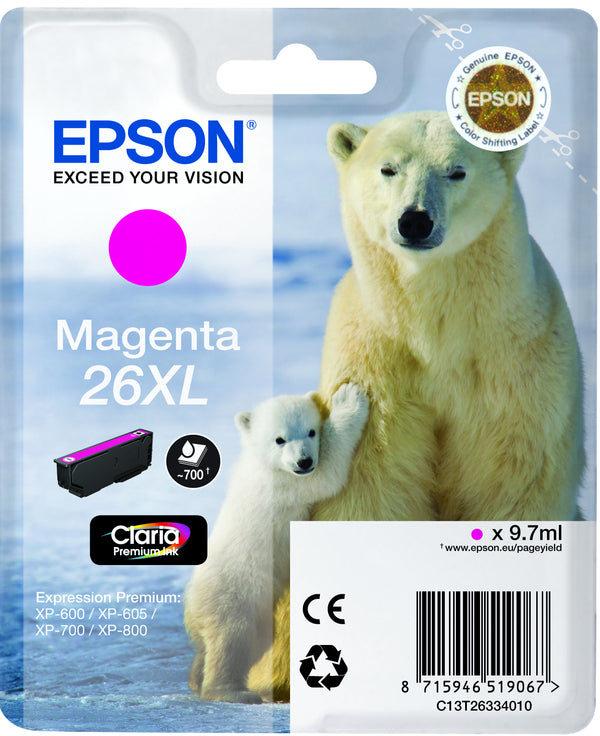 Cartouche d'encre Epson magenta xl - haute capacité