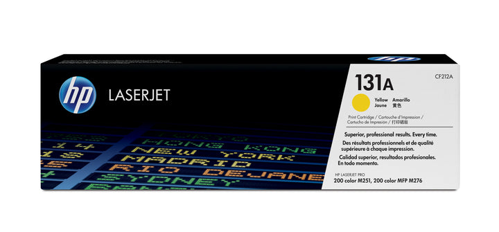 Cartouche toner HP jaune 131a - rendement 1800 pages