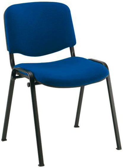 Chaise visiteur p / noir bleu