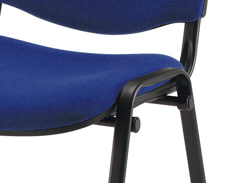 Chaise visiteur p / noir bleu