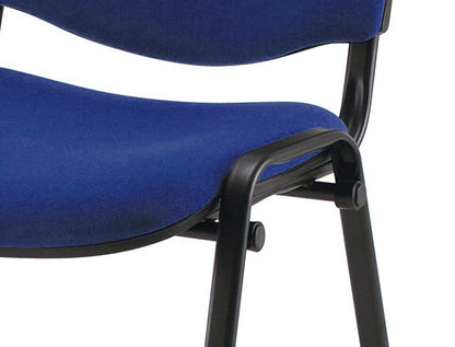 Chaise visiteur p / noir bleu
