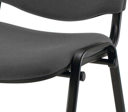 Chaise visteur pied noir anthracite