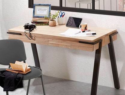 Chaise visteur pied noir anthracite
