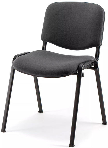Chaise visteur pied noir anthracite