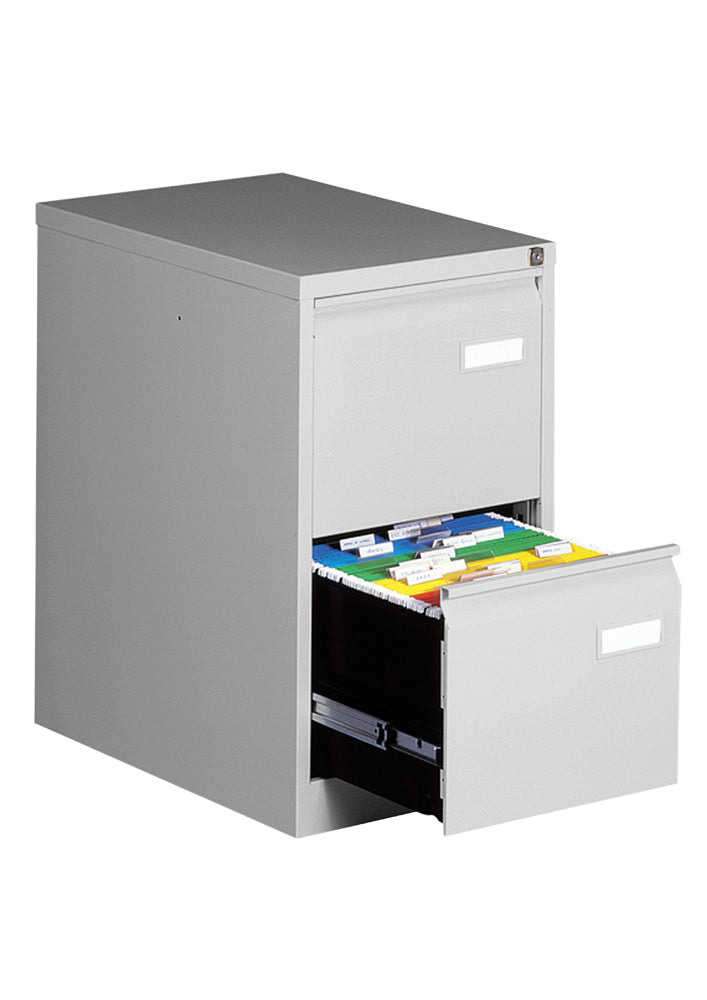 Classeur pro 2 tiroirs gris clair