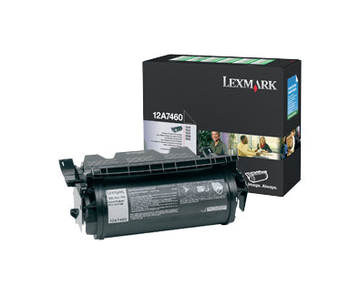 Toner Lexmark 12A7460- 5000 pages - noir