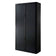 Armoire Haute à rideau easyoff h204 noir  / noir