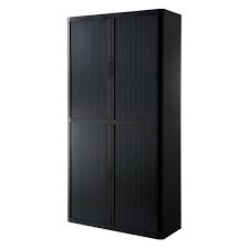 Armoire Haute à rideau easyoff h204 noir  / noir