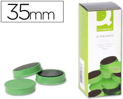Aimant Rond diamètre 35mm P/10 Vert