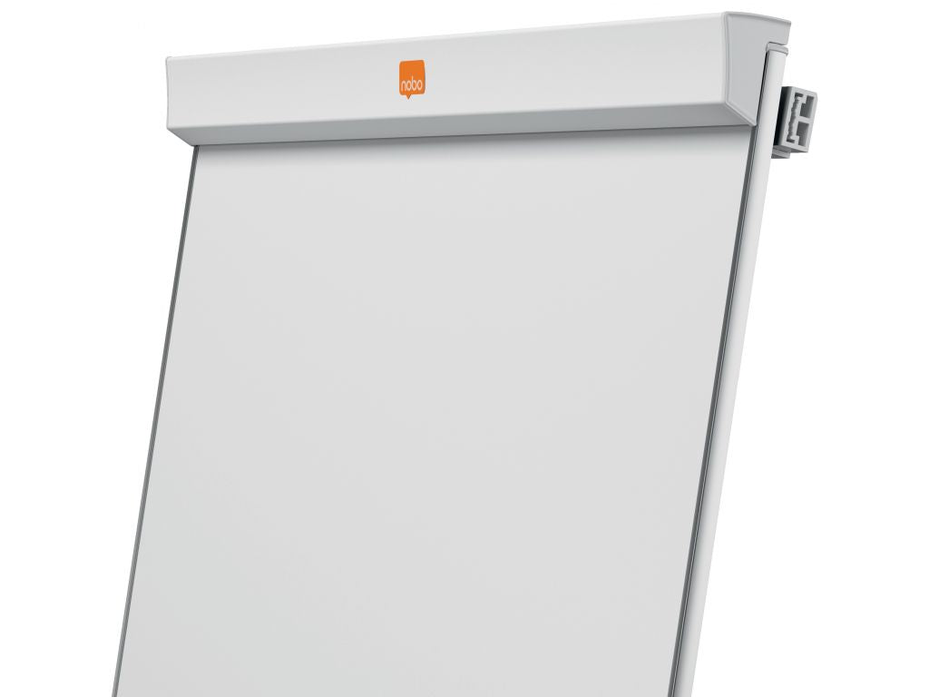 Chevalet tableau fond magnétique blanc mobile -70x100cm