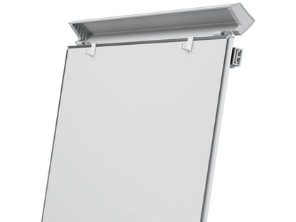 Chevalet tableau fond magnétique blanc mobile -70x100cm