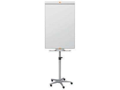 Chevalet tableau fond magnétique blanc mobile -70x100cm