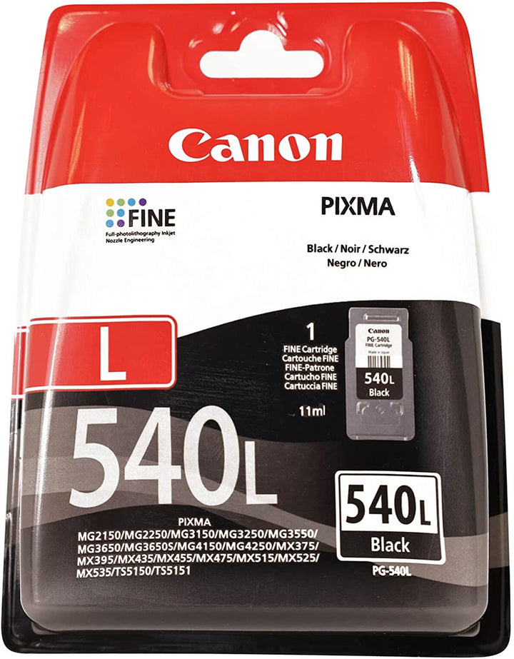 Cartouche d'encre Canon noire pg540l - 300 pages