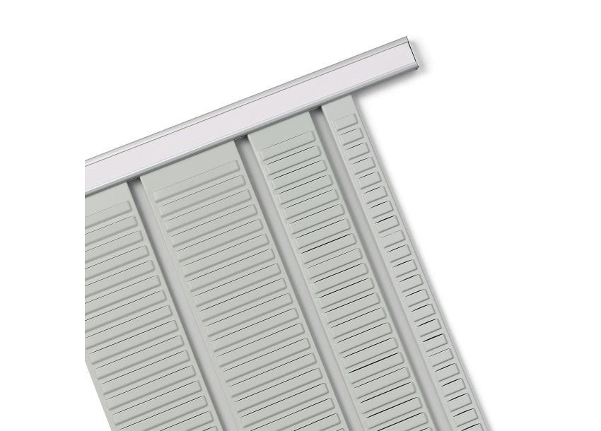 Support en Métal pour planning - Gris 645 mm-indice 20 -lot de 2
